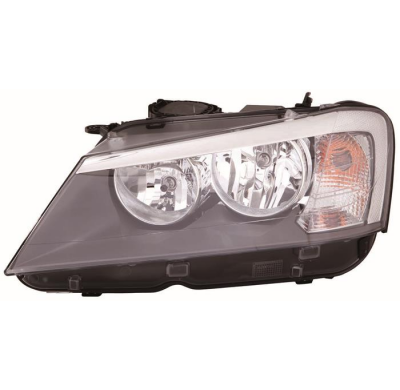 Bmw X3 11-*Faro Izq Con Regulacion Electrica (Con Motor) Interior Negro H7/H7