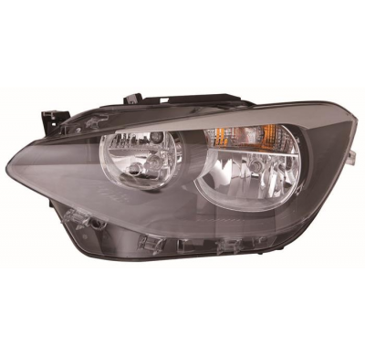 Bmw S/1 F20/F21 12-*Faro Izq Con Regulacion Electrica (Con Motor) Interior Negro H7/H7