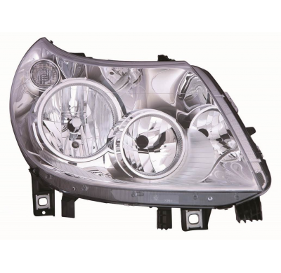 Fiat Ducato/Box/Jump 11-14*faro Dch Con Regulacion Electrica Con Motor (H7/H15/Py21w/W5w)