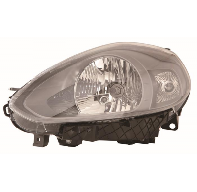 Fiat Punto Evo 09-*Faro Izq Electrico Con Motor(Negro)