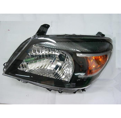 Ford Ranger 09-*Faro Izq Con Regulacion Manual/Electrica(Interior Negro)