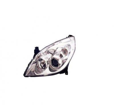 Opel Vectra 05-06-*Faro Izq C/Reg Elec(Interior Cromado)