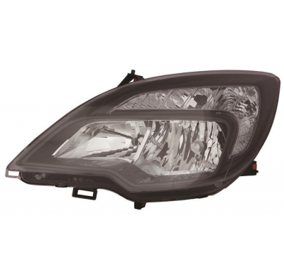 Opel Meriva 10-*Faro Izq Con Regulacion Electrica Con Motor H7/H1 Interior Negro