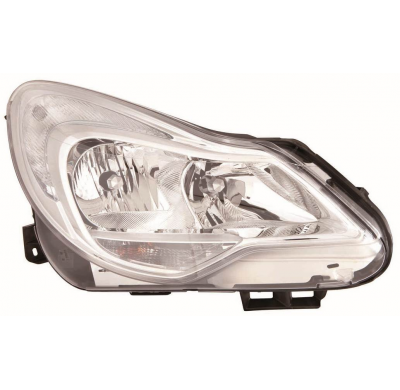 Opel Corsa 11-*Faro Dch Con Regulacion Electrica Con Motor Interior Cromado Con Bombilla Py24w(H7/H1/W21/5w)