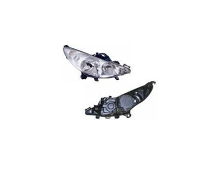Peugeot 207 06-*Faro Dch Con Regulacion Electric Sin Antiniebla