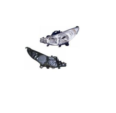 Peugeot 207 06-*Faro Izq Con Regulacion Electric Sin Antiniebla