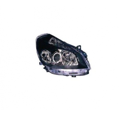 Renault Clio 05-*Faro Dch Con Regulac. El(Interior Negro)D2s/H7/H7