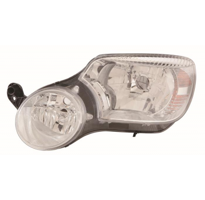 Skoda Yeti 10-*Faro Izq Con Regulacion Electrica (Con Motor) Sin Antiniebla H4