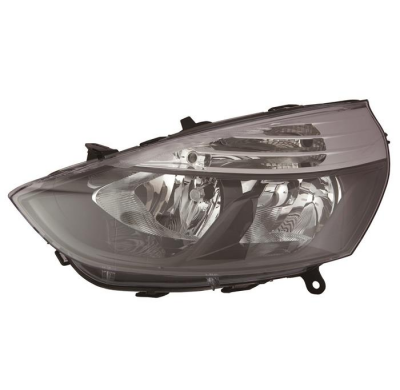 Renault Clio 13-*Faro  Izq Con Regulacion Electrica Con Motor Interior Negro H7/H1