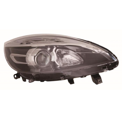 Renault Scenic 12-*Faro Dch Con Regulacion Electrica - Interior Negro H7/H7