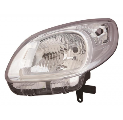 Renault Kangoo 13-*Faro Izq Con Regulacion Electrica Interior Cromado