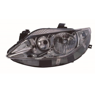 Seat Ibiza 08-*Faro Izq Con Regulacion Electrica H7/H7