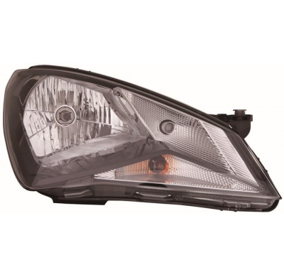 Seat Mii 12-*Faro Dch Con Regulacion Electrica Interior Negro