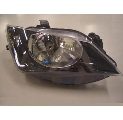 Seat Ibiza 12-*Faro Dch Electrico Interior Negro H4