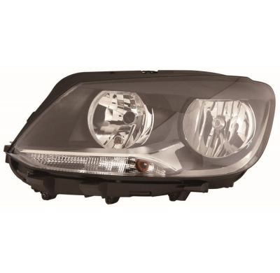 Vw Caddy 2010-/Touran 11-*Faro Izq Con Regulacion Electrica H7/H15