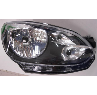 Vw Up 12-*Faro Dch Con Regulacion Electrica (Interior Negro) H4