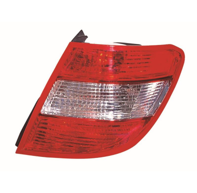 Mercedes C W204 07-*Piloto Trasero Dch (Sw) Rojo/Blanco