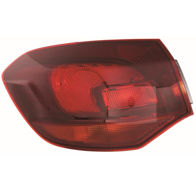 Opel Astra 10-*Piloto Trasero Izq Sw(Rojo/Negro)