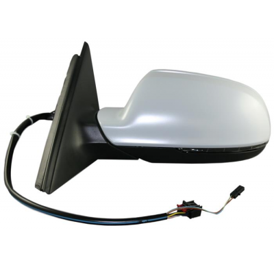 Audi A4 10-*Retrovisor Izq Termico Asferico Abatible Electricamente Con Piloto Para Pintar Con Memoria 14pin