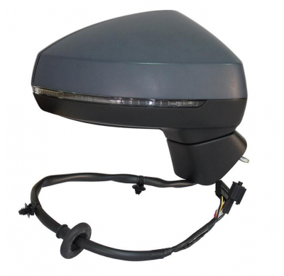 Audi A3 3/5p 13-*Retrovisor Dch Electrico Calefactado Abatible Electricamente Con Piloto Con Memorias 14pin
