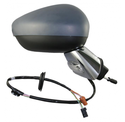 Citroen C3/Ds3 10-*Retrovisor Dch Electrico Termico Para Pintar Con Piloto Base Cromada Abatible Electricamente 11 Pines