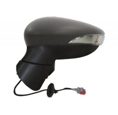 Ford Fiesta 08-*Espejo Izq Electrico Termico Para Pintar Con Piloto Asferico 5 Pin