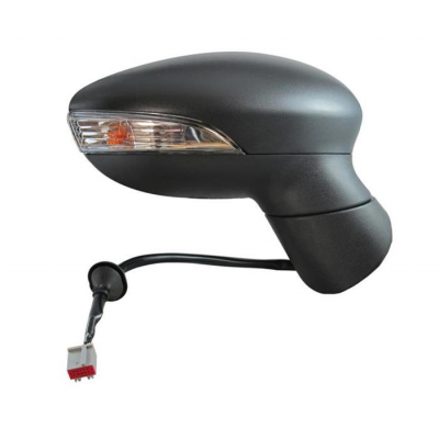 Ford Fiesta 13-*Retrovisor Dch Electrico Calefactado Con Piloto Para Pintar Asferico 6 Pins