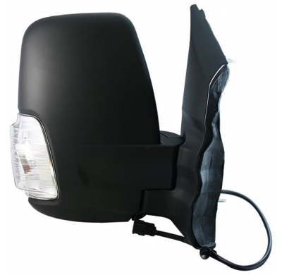 Ford Transit 14-*Retrovisor Dch Electrico Calefactado Abatible Electricamente Con Con Piloto Blanco Brazo Corto 8pin
