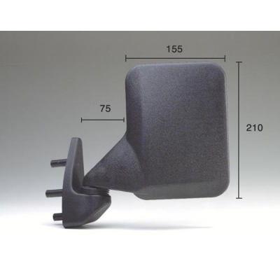 Mercedes Mb100*espejo Izq Br Corto