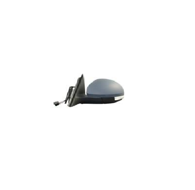 Skoda Yeti 2010-*Retrovisor Izq Electrico Calefactado Con Piloto Para Pintar Con Luz Cortesia 9 Pines