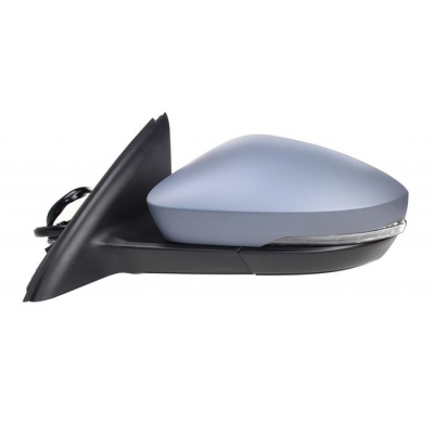 Skoda Octavia 13-*Retrovisor Izq Electrico Calefactado Para Pintar Con Piloto 6pin