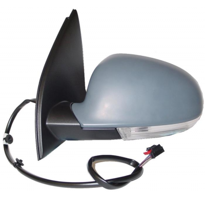 Vw Golf V 03-*Esp Izq Electrico Asferico Termico P/Pintar C/Intermitente Abatible Electricamente