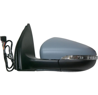 Vw Golf 08-* Retrovisor Izq Electrico Asferico Calefactado Para Pintar Abatible Electricamente Con Piloto Con Memoria