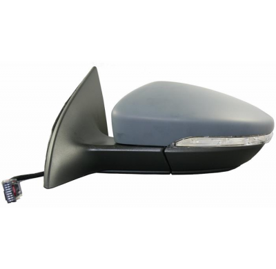 Vw Passat Cc 08-*Retrovisor Izq Electrico Calefactado Con Piloto Asferico 6pin