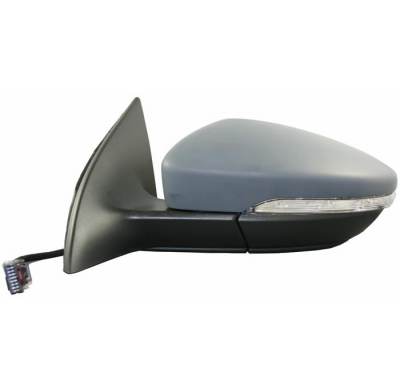 Vw Passat Cc 08-*Retrovisor Izq Electrico Calefactado Con Piloto Con Luz De Cortesia Con Memorias 11pin