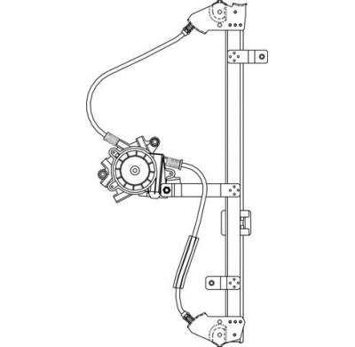 Audi A6 04-*Elevalunas Trasero Izq Electrico (Sin Motor)