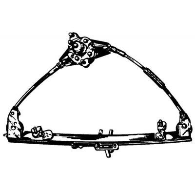 Fiat Bravo 95-* Elevalunas Manual Delantero Izq 3p