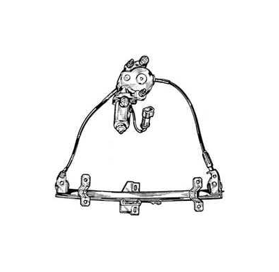 Ford Fiesta 89-*Elevalunas Elec Del Dch 2p