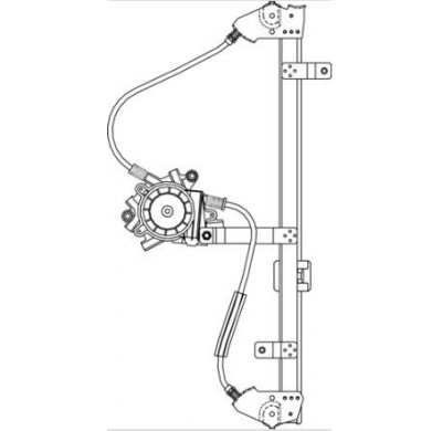 Skoda Fabia 07-*Elevalunas Electrico Delantero Izq 5p Sin Motor