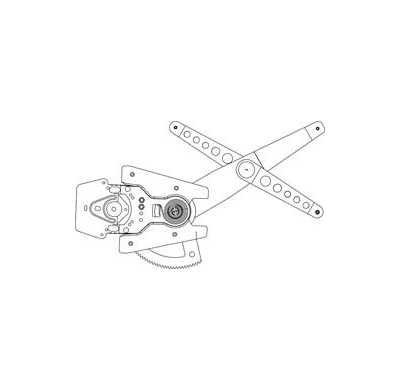 Renault Megane 08-*Elevalunas Electrico Delantero Izq Elect 4p(Sin Motor)