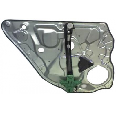 Vw Polo 02-09*elevalunas Electrico+panel Trasero Izq 5p Sin Motor