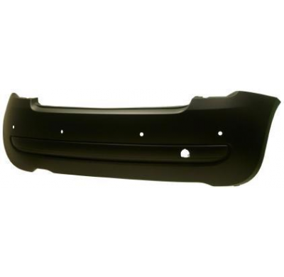 Fiat 500 07-*Paragolpes Trasero Para Pintar Con 4 Agujeros Para Sensor