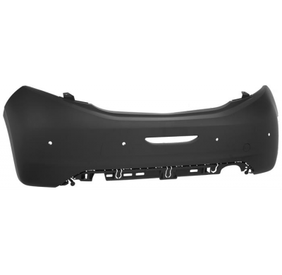 Peugeot 208 12-*Paragolpes Trasero Para Pintar Con Agujeros Para Sensor