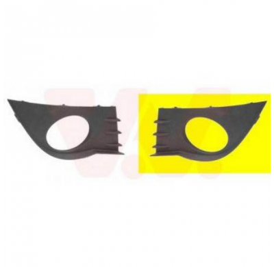 Renault Clio 05-*Rejilla Izq Paragolpes Delantero (Con Agujero Antiniebla)