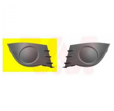 Renault Clio 05-*Rejilla Dch Paragolpes Delantero (Sin Agujero Antiniebla)