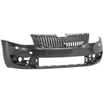 Skoda Octavia 13-*Paragolpes  Delantero Para Pintar Con Agujeros Para Lavafaros