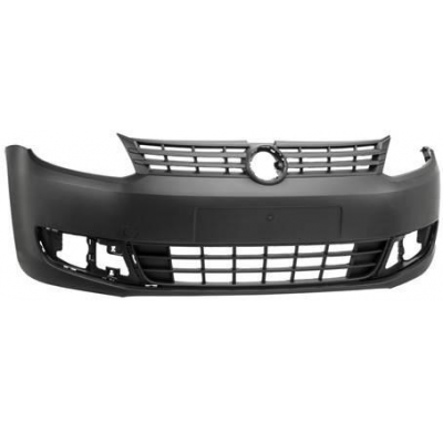 Vw Caddy Van Komby 10-*Paragolpes Delantero Negro Con Agujeros Para Antinieblas