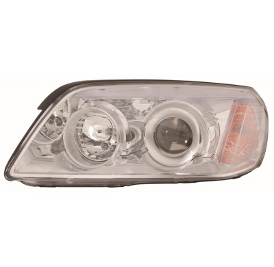 Chevrolet Captiva 07-*Faro Izq Electrico Con Motor (Interior Cromado) H7/H1