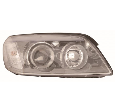 Chevrolet Captiva 07-*Faro Dch El Con Motor  Interior Oscuro H7/H1