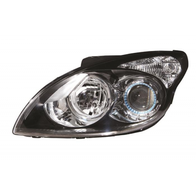 Hyundai I30 07-*Faro Izq Con Regulacion Electrica (Interior Negro)